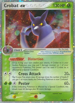 Crobat ex 096/107 - Ultra Rare - Holofoil