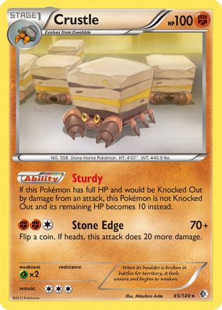 Crustle 085/149 - Holo Rare - Holofoil