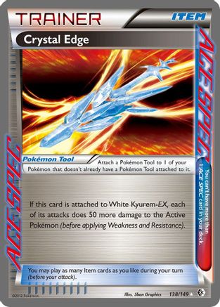 Crystal Edge 138/149 - Rare Ace - Holofoil