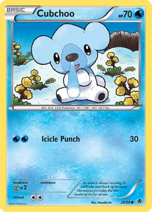 Cubchoo (29) 029/98 - Common