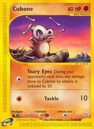 Cubone 072/147/147 - Common