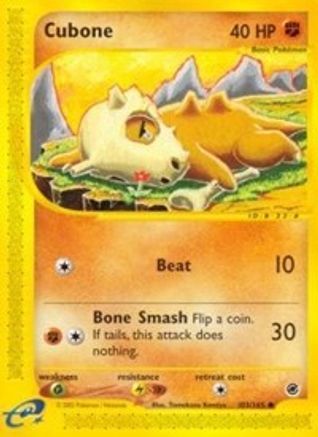 Cubone 103/165/165 - Common
