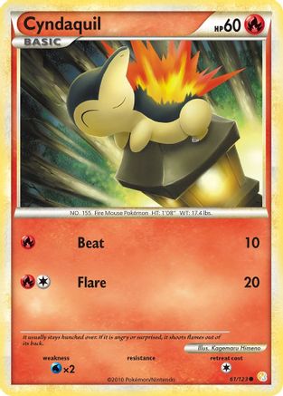 Cyndaquil 061/123/123 - Common