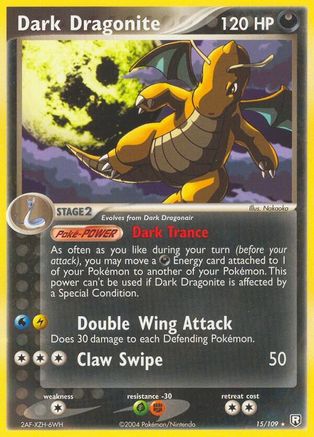 Dark Dragonite 015/109/109 - Rare
