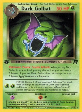 Dark Golbat (24) 024/82/82 - Rare - Unlimited