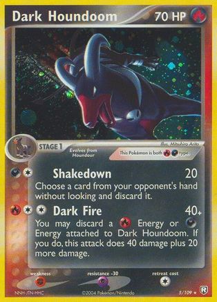 Dark Houndoom 005/109/109 - Holo Rare - Holofoil