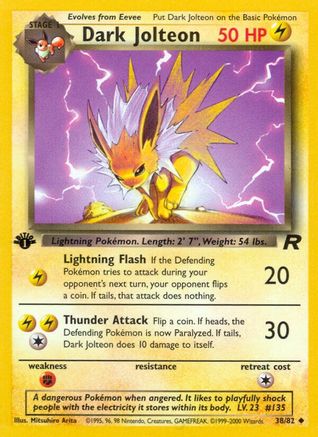 Dark Jolteon 038/82/82 - Uncommon - Unlimited