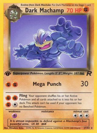 Dark Machamp (27) 027/82/82 - Rare - Unlimited