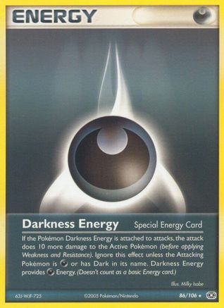 Darkness Energy (Special) 086/106 - Rare - Reverse Holofoil