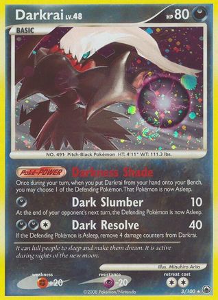 Darkrai 003/100 - Holo Rare - Holofoil