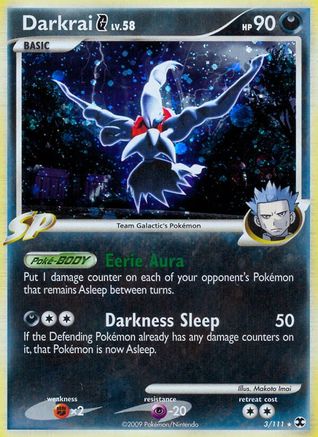 Darkrai G 003/111 - Holo Rare - Holofoil