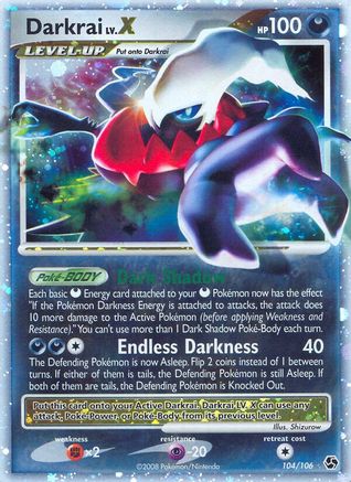 Darkrai LV.X 104/106/106 - Ultra Rare - Holofoil