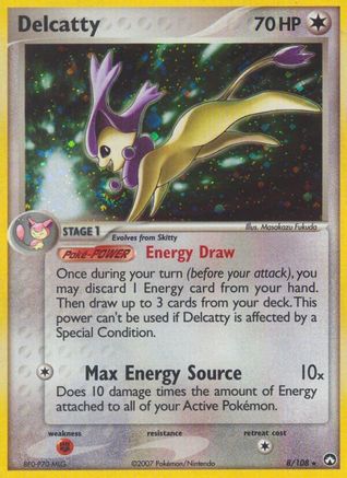 Delcatty 008/108 - Holo Rare - Holofoil