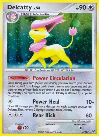 Delcatty 004/127 - Holo Rare - Holofoil