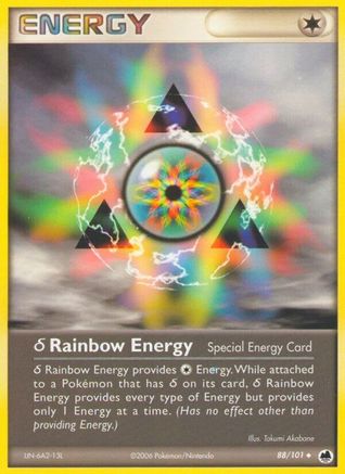 Delta Rainbow Energy 088/101/101 - Uncommon - Reverse Holofoil