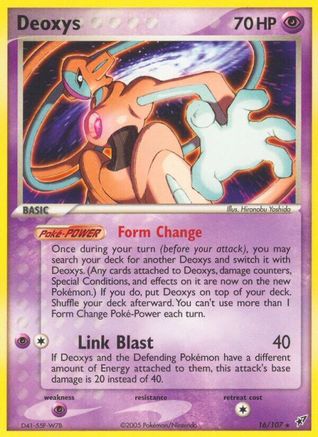 Deoxys (Normal Forme) 016/107 - Rare