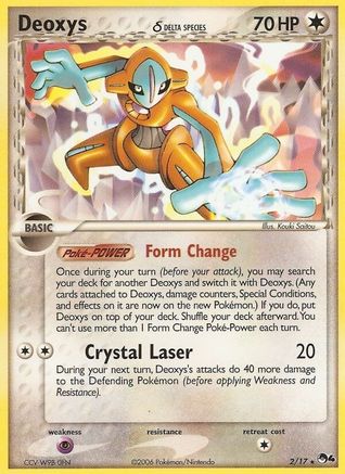 Deoxys (Delta Species) 002/017/17 - Rare