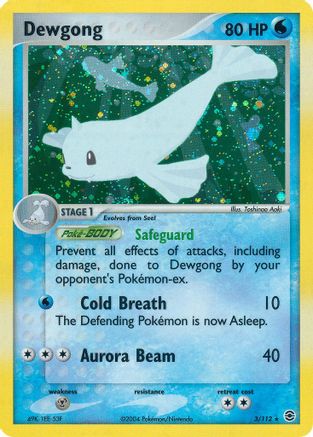 Dewgong 003/112 - Holo Rare - Holofoil
