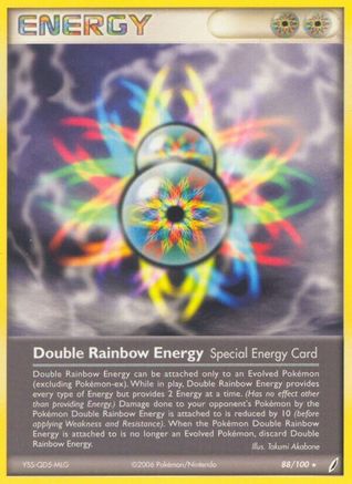 Double Rainbow Energy 088/100/100 - Rare - Reverse Holofoil