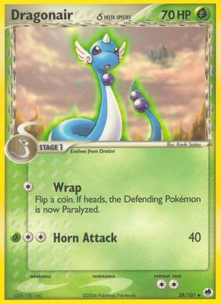 Dragonair (Delta Species) 028/101/101 - Uncommon - Reverse Holofoil