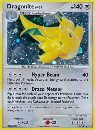 Dragonite 002/146 - Holo Rare - Holofoil