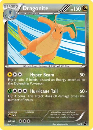 Dragonite 005/20/20 - Holo Rare - Holofoil