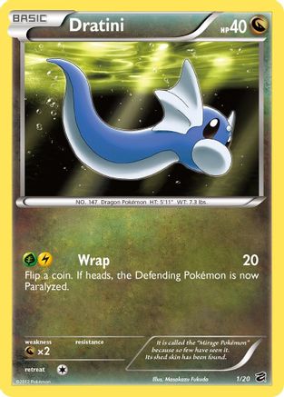 Dratini (1) 001/20 - Holo Rare - Holofoil