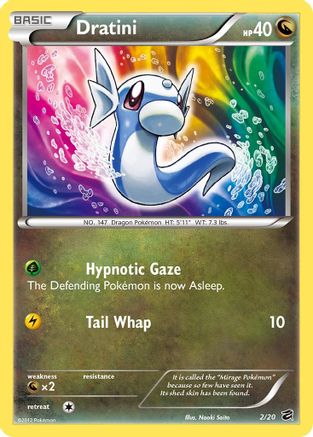 Dratini (2) 002/20/20 - Holo Rare - Holofoil