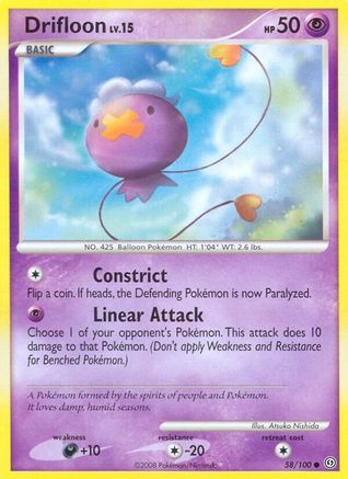 Drifloon 058/100 - Common