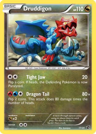 Druddigon 017/20/20 - Holo Rare - Holofoil