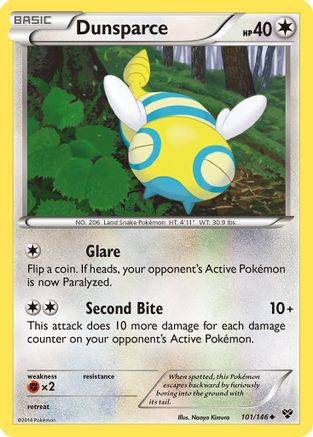 Dunsparce 101/146 - Uncommon