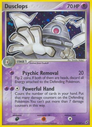 Dusclops 007/107 - Holo Rare - Holofoil