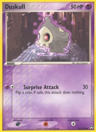 Duskull 050/108/108 - Common - Reverse Holofoil