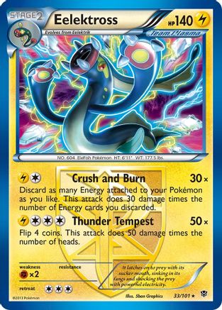 Eelektross (Team Plasma) 033/101/101 - Holo Rare - Holofoil