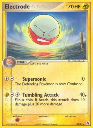 Electrode 032/92 - Uncommon - Reverse Holofoil