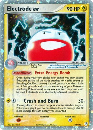 Electrode ex 107/112 - Ultra Rare - Holofoil