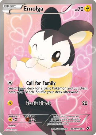 Emolga (Full Art) RC23/RC25/113 - Ultra Rare - Holofoil