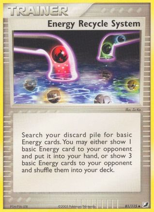 Energy Recycle System 081/115 - Uncommon - Reverse Holofoil