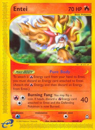 Entei 010/147 - Rare