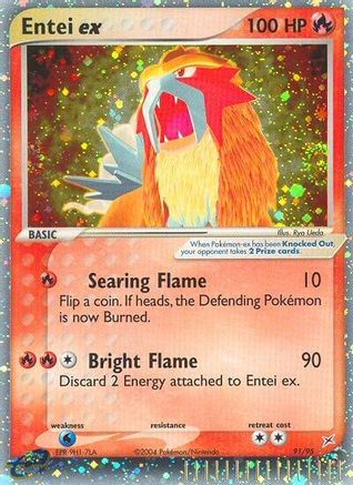 Entei ex 091/95 - Ultra Rare - Holofoil