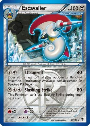 Escavalier (Team Plasma) 061/101 - Rare