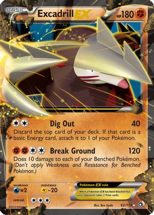 Excadrill EX 082/113 - Ultra Rare - Holofoil