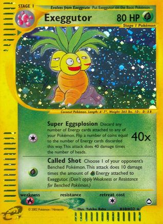 Exeggutor (H10) H10/147 - Holo Rare - Holofoil