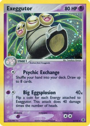 Exeggutor 005/112 - Holo Rare - Holofoil