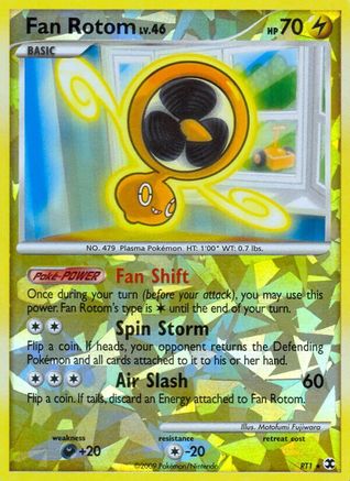 Fan Rotom RT1/111 - Ultra Rare - Reverse Holofoil