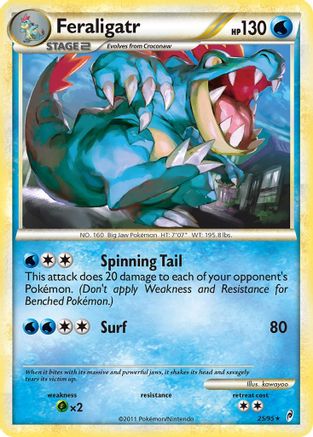 Feraligatr 025/95 - Rare