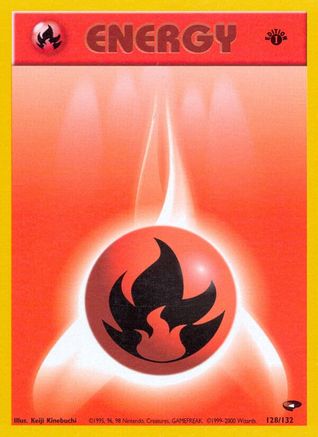Fire Energy 128/132/132 - Common - 1st Edition