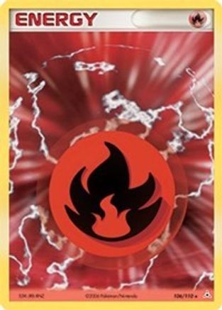 Fire Energy 106/110/110 - Holo Rare - Holofoil