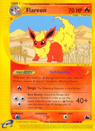 Flareon (8) 008/144 - Rare