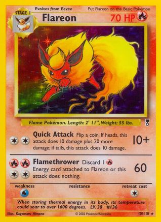 Flareon 010/110 - Holo Rare - Holofoil
